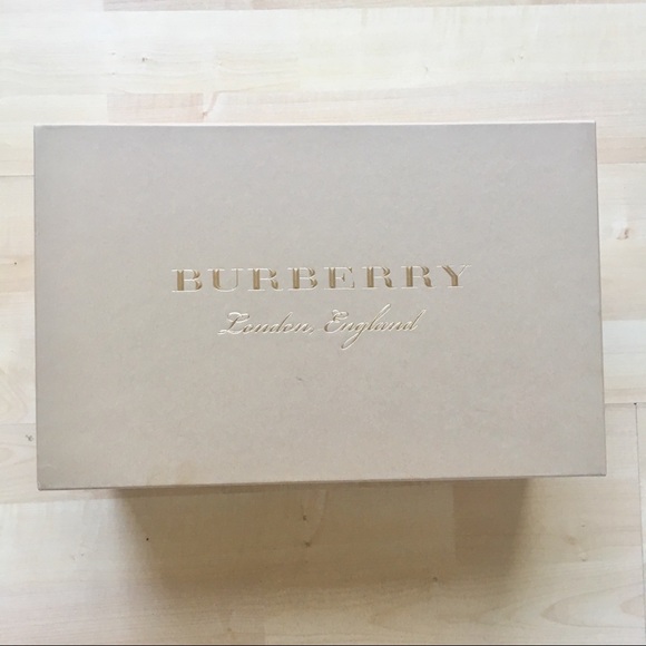 Burberry Other - BURBERRY Medium Empty Shoe Box w/ Care Card Only